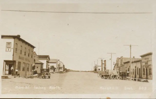 Main Street looking north, Marshall